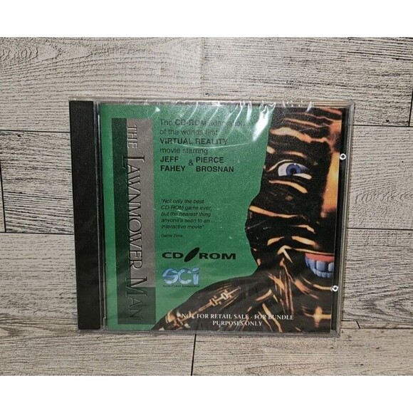 Vintage Lawnmower 1993 and Johnny Mnemonic 1995 CD-ROM Bundle. New. - Picture 2 of 6